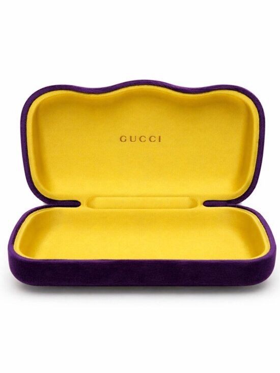 Gucci Accessories - GUCCI Sunglasses Glasses Eyeglass Purple Velvet Clamshell Case